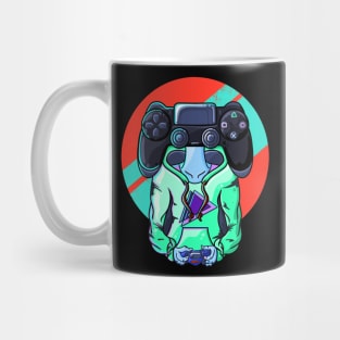 Gamer Head Black Mug